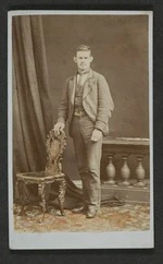 M Heslop & Co (Christchurch) fl 1870s :Portrait of unidentified man