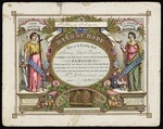 Band of Hope Temperance Society. Hastings Wesleyan [Branch] :This is to certify that [Henry Trevellyan] is a member of the above society having signed the following pledge. [Wm A Sinclair, secy July 24, 1892]. Published by Campbell & Tudhope, Glasgow. [ca 1892].