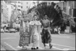 Members of a Singaporean cultural troupe in costume - Photograph taken by Phil Reid