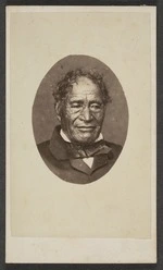Webster, Hartley (Auckland) fl 1875-1900 :Portrait of Tamati Waka Nene d 1871