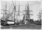 Ships at Lyttelton wharf