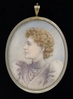 Miniature portrait of Edith Hinshelwood, nee Moresby