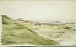 [Lister family] :View from Mt Eden, near Auckland, looking West across to Manukau Harbour on the Western coast. Bk 3, p. 169. [1889 or 1890]