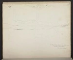 Mantell, Walter Baldock Durrant, 1820-1895 :Mt Domett from kaik above Ruamoa, millions of sandflies. [1852]