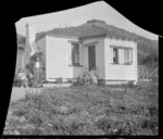 View of Frank Scholes's house, Mangaroa, Upper Hutt.