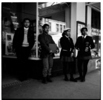 Group at Waiwhetu Marae, and group of Maori school pupils in Upper Cuba Street, Wellington