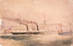 Artist unknown :C & N. Z. mail steamer Nevada, 2140 tons. [1870s?]