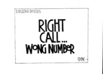 Minister resigns - right call... Wong number. 13 November 2010