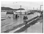 Miramar in flood, Wellington
