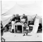 Fair at Matauranga School in Aro Valley, Wellington; a car dumping ground; and protest march