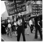 Protest march in Wellington