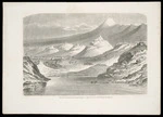 [Gully, John], 1819-1888 :Vue de New-Plymouth et du Mont-Egmont - dessin de E de Berard d'apres M Johnston. Le tour du monde [page] 316. [Paris, ca 1860]