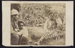 Photographer unknown :Lieut. Bates with Pohipe (Taupo Chief) and two other unidentified men
