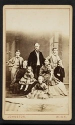 Group portrait including members of Warren family