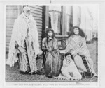 Hori Kerei Taiaroa with his wife and two of his grand children