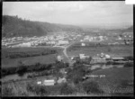 View looking over Taumarunui, with the Ongarue River in the foreground