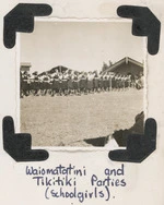 The Waiomatatini and Tikitiki parties at a hui at Rangitukia - Photographed by Owen Johnson