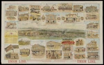 Union Steam Ship Company of New Zealand :View of Dunedin from Waverly Bay [and views of Dunedin buildings]. Supplement of the "Dunedin Star", April 10th, 1893.