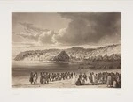 Lauvergne, Barthlemy, 1805-1871 :Plage de Korora-reka (Nouvelle Zelande) / Lauvergne del ; Himely sc. ; de Sainson edit ; Finot imp - [Paris ; A Bertrand, 1835]