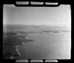 Mahurangi Harbour and Whangaparoa Peninsula, seen from Rothesay Bay, Auckland Region