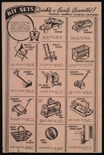 Homecraft Assemblies (Firm): Kit sets quickly & easily assembled! Homecraft Assemblies, PO Box 1042, Christchurch [ca 1958]