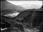 Landslip from earthquake at Murchison