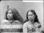 Mutu Brandon and Miriama Te Rangirunga - Photograph taken by William Henry Thomas Partington