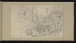 Guérard, Eugen von, 1811-1901: First Creek, 2te Wasserfall 25-30 F[uss]e hoch. Samstag d. 28 July [18]55