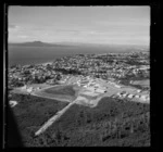 Murrays Bay Primary School on the left and Intermediate on the right, East Coast Bays, North Shore City, Auckland Region