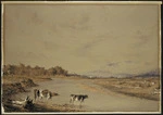 Barraud, Charles Decimus, 1822-1897 :Ruamahanga River, Wairarapa. 1863 [or 1865].