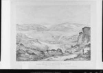 Lysaght, Patrick Joseph, 1808-1889 :Dunstan diggings. Shewing junction of the Manuherikia & Molyneux Rivers, from a drawing taken on the spot. (Looking from the south) 1862. Dunedin, McKellar & Co. [1862]