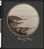 View of Karaka Bay, Wellington - Photograph taken by Frank Barker