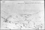 [Drake, James Charles] 1821-1865? :View of the Pelorus from "Difficulty Point" looking towards "Moketap" [Maungatapu] bearg. WSW (distant hills being covered) [16 Jan 1844]