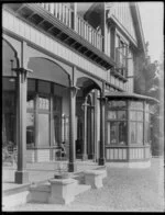 Wilson family's house, Cashmere House, entrance, Christchurch