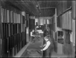 G Davies tailor shop interior, Christchurch