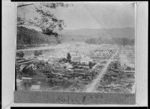 Creator unknown : Photograph of the township of Reefton
