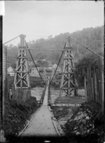 Swing bridge across the Grey River at Wallsend