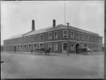 Exterior of Aulsebrook & Co biscuit, cocoa and chocolate factory, Christchurch