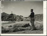 Lighthouse-keeper Ken Armstrong, at Castlepoint, Wairarapa, Wellington