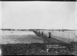 Reclamation works at Freemans Bay, Auckland