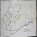 [Girdlestone, Hubert Earle, 1879-1918] :Topographical plan Pencarrow Dist [ms map]. [ca.1911].