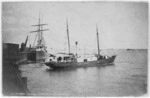 The ship S S Murray leaving Greymouth Wharf