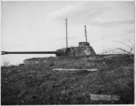 German 75mm gun captured north of Rimini, Italy, during World War II - Photograph taken by P W Hector