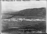 Daroux, James Henry, 1870-1943 :Photograph overlooking reinforcement camp, Trentham
