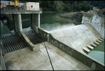 Whakapapa dam intake under construction