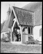 Exterior of the old Anglican church, Woodend, Canterbury