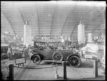 Display of Belsize cars at the Olympia Motor Show, King Edward Barracks, Christchurch