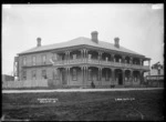 Harbour View Hotel, Raglan, 1910 - Photograph taken by Gilmour Brothers