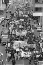 Demonstration against Employment Contracts Bill, Wellington