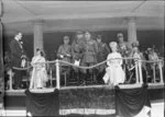 King George V and Queen Mary with entourage, Peace Day 1919